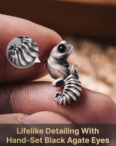 COPPERTIST.WU أقراط ذيل أبو بريص حلق مسمار 925 الفضة الاسترليني أقراط هيبوالرجينيك أقراط سحلية أبو بريص للنساء الفتيات الرجال عشاق الزواحف in Kuwait