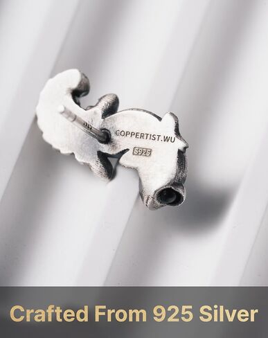 COPPERTIST.WU أقراط ذيل أبو بريص حلق مسمار 925 الفضة الاسترليني أقراط هيبوالرجينيك أقراط سحلية أبو بريص للنساء الفتيات الرجال عشاق الزواحف in Kuwait