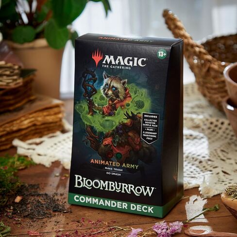 Magic: The Gathering Bloomburrow Commander Deck - Squirreled Away (مجموعة مكونة من 100 بطاقة، حزمة عينة معززة لجامع البطاقات مكونة من بطاقتين + ملحقات) in Saudi Arabia