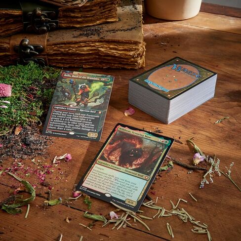 Magic: The Gathering Bloomburrow Commander Deck - Squirreled Away (مجموعة مكونة من 100 بطاقة، حزمة عينة معززة لجامع البطاقات مكونة من بطاقتين + ملحقات) in Saudi Arabia
