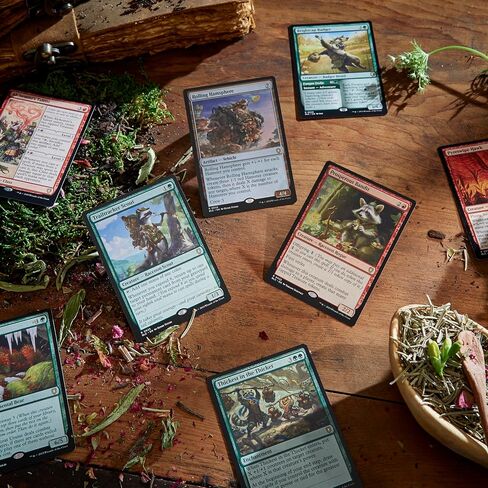 Magic: The Gathering Bloomburrow Commander Deck - Squirreled Away (مجموعة مكونة من 100 بطاقة، حزمة عينة معززة لجامع البطاقات مكونة من بطاقتين + ملحقات) in Saudi Arabia