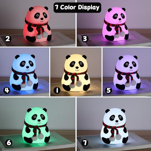 Tremdwoto Cat Night Light for Kids, Silicone Nightlight Lamp, 7 Color Changing Nursery Night Light for Kids Bedroom, Super Gift for Boys Girls Toddler Children in Saudi Arabia
