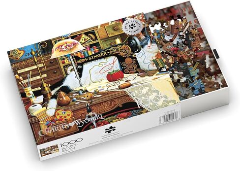 Buffalo Games - Silver Select - Charles Wysocki - Maggie The Messmaker - 1000 Piece Jigsaw Puzzle for Adults Challenging Puzzle Perfect for Game Nights - Finished Size 26.75 x 19.75 in Saudi Arabia