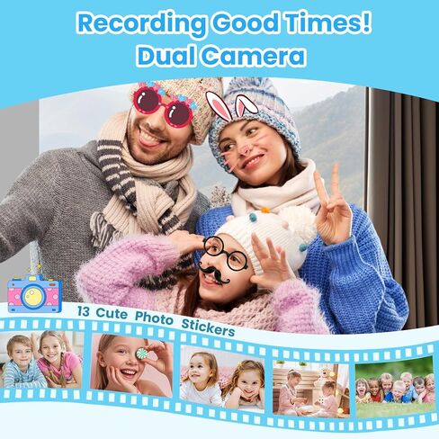 Kids Smart Phone for Girls, 4.0" Touchscreen Dual Camera Cell Phone, Toddler Preschool Learning Educational Toys Birthday Gifts for Age 3 4 5 6 Year Old, Music Player, Puzzle Games, 32GB(Pink) in Kuwait