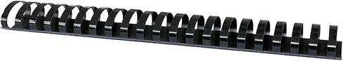 Office Products Plastic Binding Combs Pack of 100 DIN A4 14 mm (115 Pages) Binding Combs Plastic Binding Combs Plastic Binding Plastic Colour: Green in Saudi Arabia