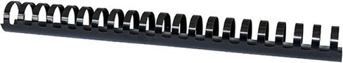 Office Products Plastic Binding Combs Pack of 100 DIN A4 14 mm (115 Pages) Binding Combs Plastic Binding Combs Plastic Binding Plastic Colour: Green in Saudi Arabia