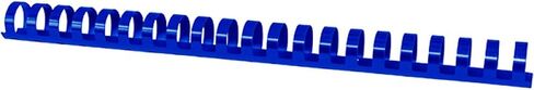 Office Products Plastic Binding Combs Pack of 100 DIN A4 14 mm (115 Pages) Binding Combs Plastic Binding Combs Plastic Binding Plastic Colour: Green in Saudi Arabia