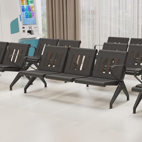 Wonline غرفة انتظار مقعد ، كراسي غرفة الانتظار مع ذراع مبطنة ، Pu Leather Office Lobby Conference Conference Conferious Office Seting Seafer in Saudi Arabia