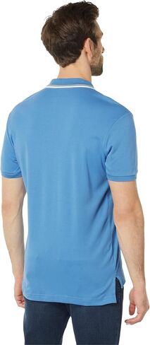 U.S. Polo Assn. Slim Fit Tipped Interlock Knit Polo Black MD in Saudi Arabia