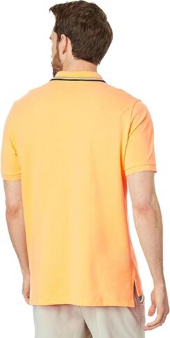 U.S. Polo Assn. Slim Fit Tipped Interlock Knit Polo Black MD in Saudi Arabia