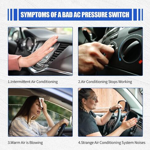 مفتاح قابض تكييف الهواء HiSport - مفتاح ضغط دورة قابض مكيف الهواء متوافق مع Buick Chevy GMC Isuzu Oldsmobile Pontiac، يستبدل 1132749 15035084 15144494 52400312 52476843 in Saudi Arabia