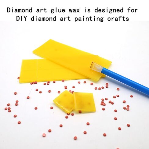 120pcs Diamond Art Glue Wax DIY for Painting GlueClay, Diamond Art Tools, Drilling Embroidery Cross-Stitch Glue Wax (Multicolor) in Kuwait