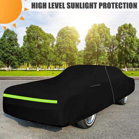 Waterproof Car Cover Compatible with 1978-1997 Oldmobile Cutlass Sedan/Coupe Accessories, 210T All Weather Car Covers with Zipper&Lock for Car Dust Snow Rain Hail Protection(Base/S/Supreme/442) in Saudi Arabia