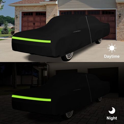 Waterproof Car Cover Compatible with 1978-1997 Oldmobile Cutlass Sedan/Coupe Accessories, 210T All Weather Car Covers with Zipper&Lock for Car Dust Snow Rain Hail Protection(Base/S/Supreme/442) in Saudi Arabia
