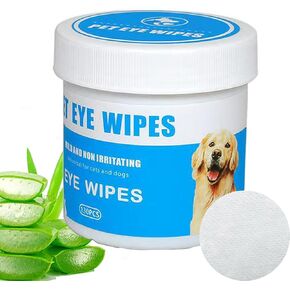 Pet Eye Wipes For Dogs, Natural Dog Wipes for Paws and Eyes,Gentle and Safe Dog Wipes Cleaning for Remove Tear Stains and Mucus, Dog Eye Wipes and Cleaning Wipes for Dog, Cat, furry animals 130 pcs