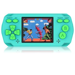 Handheld Game for Kids, Portable Gaming Player with Built in 218 Classic Retro Video Games, Mini Arcade Electronic Toy for Birthday Gift, Needs 3PCS AAA Batteries