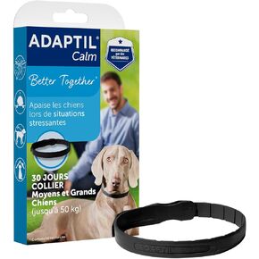 ADAPTIL Calming Pheromone Collar for Medium Large Dogs. Max Adjustable Neck Size 24.5 Inch