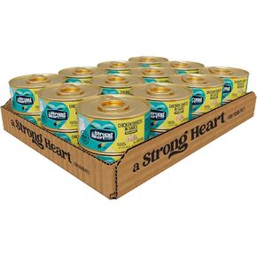 A Strong Heart Canned Wet Cat Food, Chicken Shreds in Sauce -3 oz Cans (Pack of 24), Made in The USA with Real Chicken