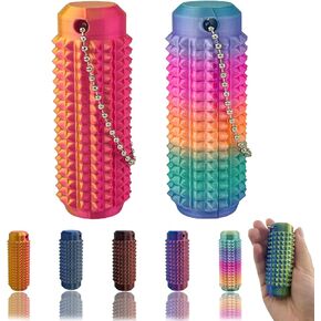 Little Ouchies Pain Fidget, Pain Stim Fidget, Pocket Mini Fidget Toy for Adults,3D Printed Venting Key Pendant, Anxiety Relief Items Pain Stim Bumpy Fidget Novelty Gift Bags for Kids