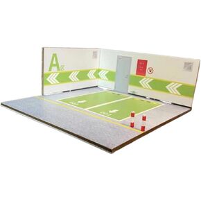 1/64 Scale Parking Lot,Model Car Diecast Garage,Nonslip,Underground Garage Diorama Background Model Building for Vehicle Toy, Style D