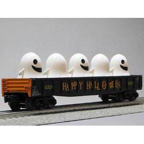 MTH RAILKING Halloween Gondola CAR with Flickering Lighted Ghosts 30-72245