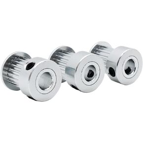 2GT توقيت بكرة 24TETH BORE 4/5/6/6.35/8/10MM لعرض أسنان حزام GT2 6/10MM العجلة 3D PRINTER 2GT بكرة 24T (6.35 مم ، 5pcs_6mm)