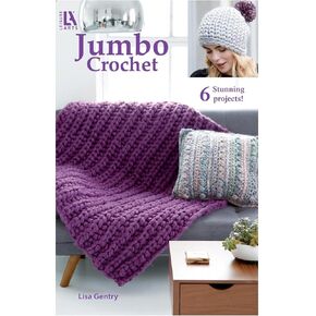 Leisure Arts Jumbo Crochet Book, Comprehensive Guide to Crochet Pattern Books, Stitch Techniques, Unique Designs, and Step-by-Step Instructions for All Skill Levels