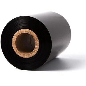 Enhanced resin ribbon for barcode thermal transfer printer for light film matte film coated paper 110mm300m PET/PVC stickers zebra printer