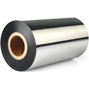 General resin thermal transfer ribbon printing copperplate paper synthetic paper PET 4.33" x 984"（ 110 * 300m）barcodes & Industrial packaging for zebra printer.