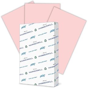 International Paper Company 103390 Multipurpose Paper, 20lb., 8-1/2-Inch x14-Inch, Pink