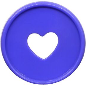 100PCS 1.4inch/35MM Binder Rings Expansion Discs Love Heart Binding Discs Discbound for DIY Planners Scrapbook(Multicolor Heart,1.4inch/35MM) in Saudi Arabia
