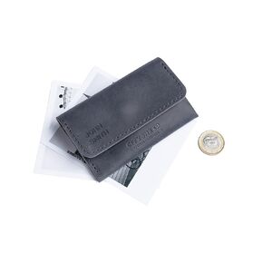 Citysheep Citysheep Minimalist Slim Personalized Wallet للرجال محفظة صغيرة للنساء مع جيب العملة المعدنية مخصصة هدية رقيقة رقيقة لزوج الزوج زوجة