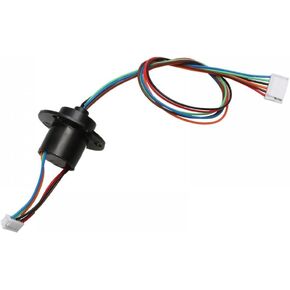 1PC 6 Channel Conductive Slip Ring Motor Collector Ring Compatible with Model Radar Diameter 12.5mm Joint Connecting Rings