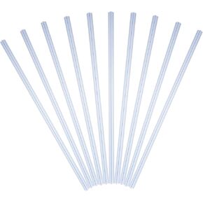 10pcs Transparent Slide Binders for Bookbinding Plastic Loose Leaf Binder Clips Easy to Use Book Slide Binding Bars for School Office and DIY Projects