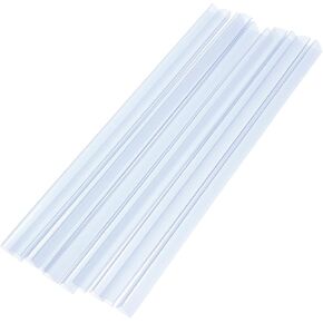 10Pcs Transparent Spine Bars Slide Binders Plastic Loose Leaf Clips for Easy Document Organization for School and Office Use