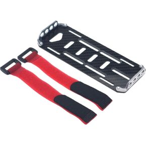 صينية لوحة تركيب بطارية ألياف الكربون لـ SCX10II المحوري 1/10 RC CAR KIT AT CARAWLER PART
