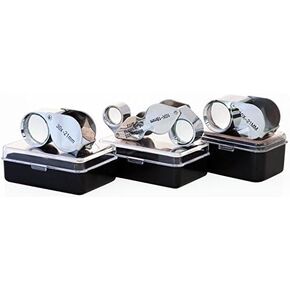 Jewelers Jewelry Eye Loupe Folding Magnifier Magnifying Glass Lens (10X 21mm)