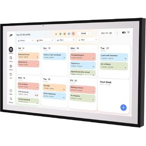 Pronext Calendar, 15.6 inch Digital Calendar & Chore Chart, Rechargeable Full HD Touchscreen Display, Portable Smart Family Organizer, Event Planner, Perfect for Family Schedules - Wall Mount Included