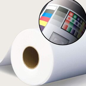Premium Inkjet Poly-Cotton Art Canvas 44"x40ft Roll Great for Water-Based Dye and Pigment Ink Jet Printing Canvas White Matte Finish
