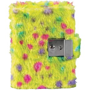 Fun Express Plush Diary for Kids with Privact Lock and Keys - 200 Pages