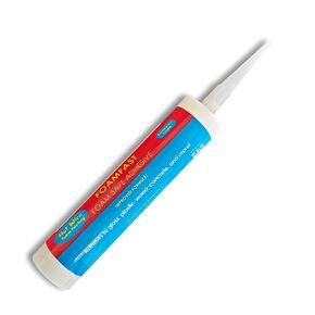 FoamFast Adhesive | Elastic, Non-Toxic, One-Component, Construction-Grade, Non-Expanding | for EPS, XPS Foam, Ceramic, Stone, Metal, Concrete, Drywall, Wood - 10.1 fl oz