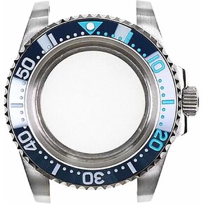 40mm Diving Sapphire Crystal 316l Steel with Ceramic Bezel Insert Watch Case for Nh35 Nh36 Nh34 Automatic Movement for Mod Parts(3)