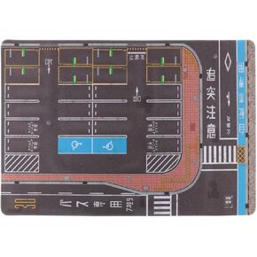 1:64 Parking Mat Model Building Underground Car Park Diorama Model Cast Garage Background for Die-cast Car, J