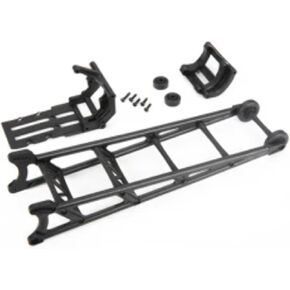 9460 Wheelie bar Black Assembled Wheelie bar Mount Drag Slash