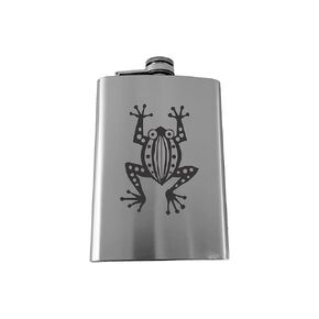 8oz Frog Hip Flask