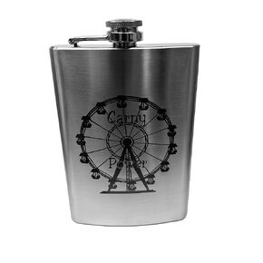 8oz Carny Power Fethel Fethel Flask