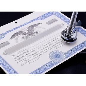 Corporation Value Package: Custom Printed Stock Certificates & Corporate Seal