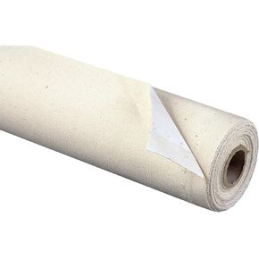 Creative Mark Spectrum Universal Unstretched Cotton Canvas Roll - 54" x 6 Yards 12 oz (14.5 oz Primed) Double Primed, Rich White Acid-Free Acrylic Priming, Canvas Rolls for Painting
