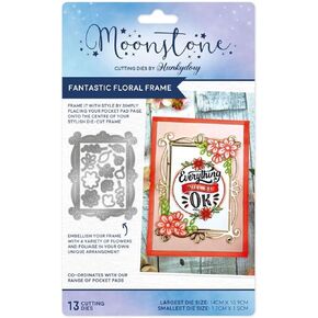 Moonstone Die- Fantastic Floral Frame