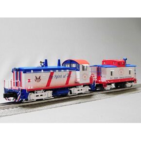 Cambria & Indiana Bicentennial Legacy SW9 Engine و Caboose 2222040-EC 2222041 و 2222046